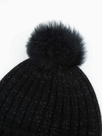 Bilde av WoolLand Moss lue Black